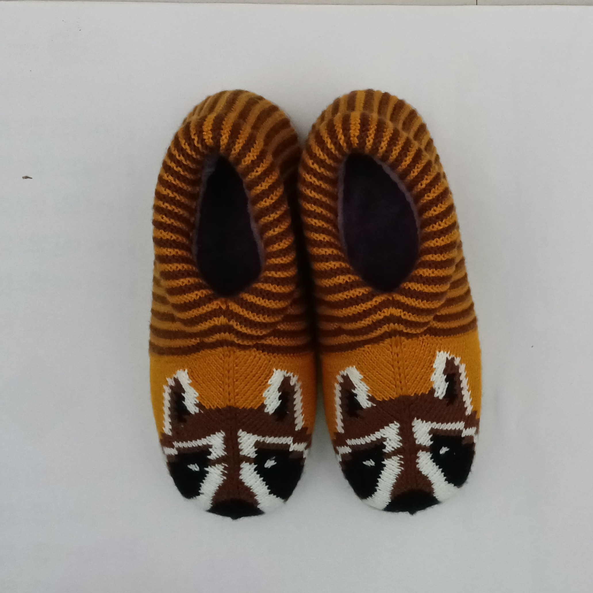 狐狸款棉鞋材料包 赠送教程 编织工具