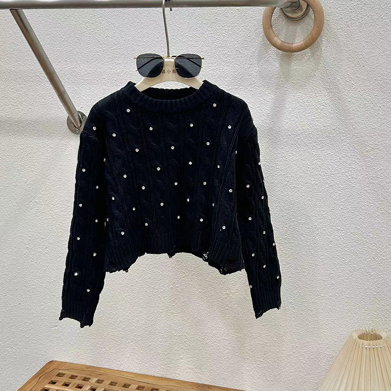 女童毛衣2025新款儿童秋季韩系网红针织衫时髦洋气大童春秋款上衣