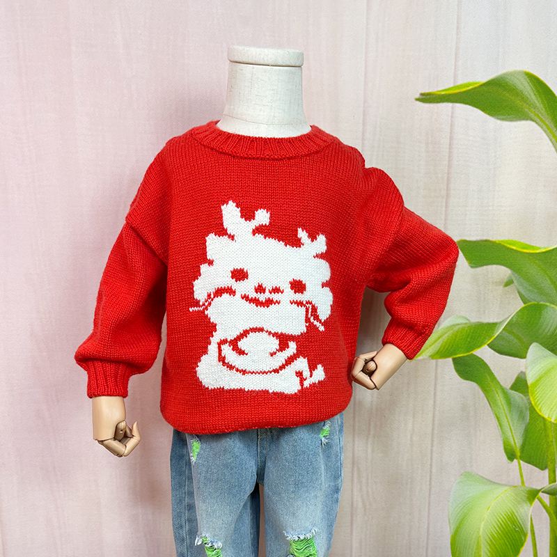 《小龙人》非成品100%美丽诺纯羊毛手工编织材料含配色线图解教程