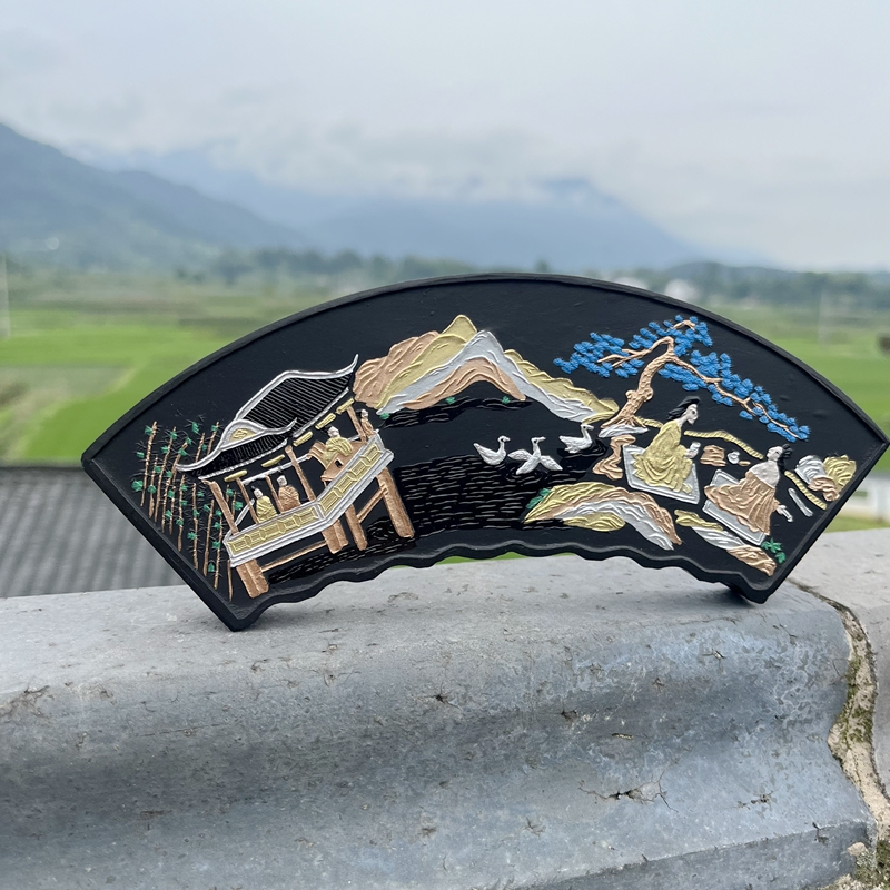 老字号胡开文棚顶松烟墨块墨条书画礼品收藏墨 兰亭序8两