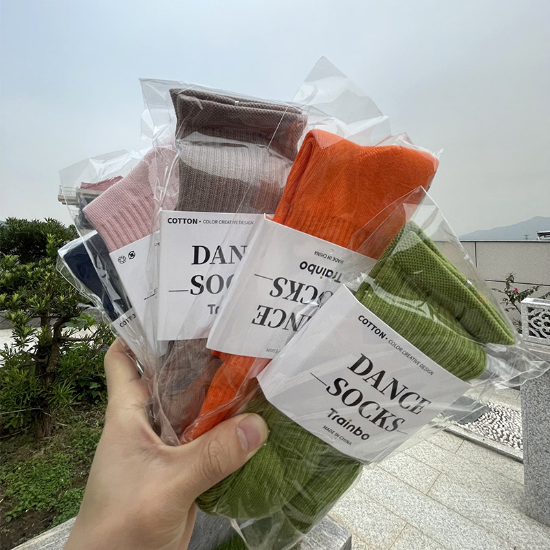 古典舞袜现代舞袜子男女长筒棉袜加厚防滑练功袜舞蹈跳舞高弹力袜