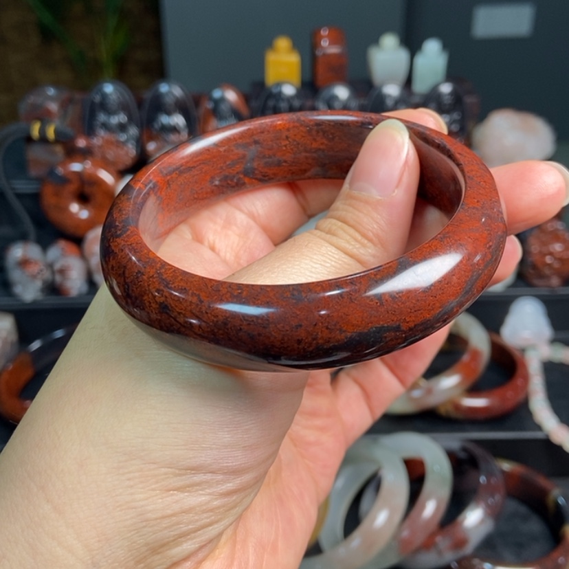 【闪购商品】石英质玉手镯合金欢**地