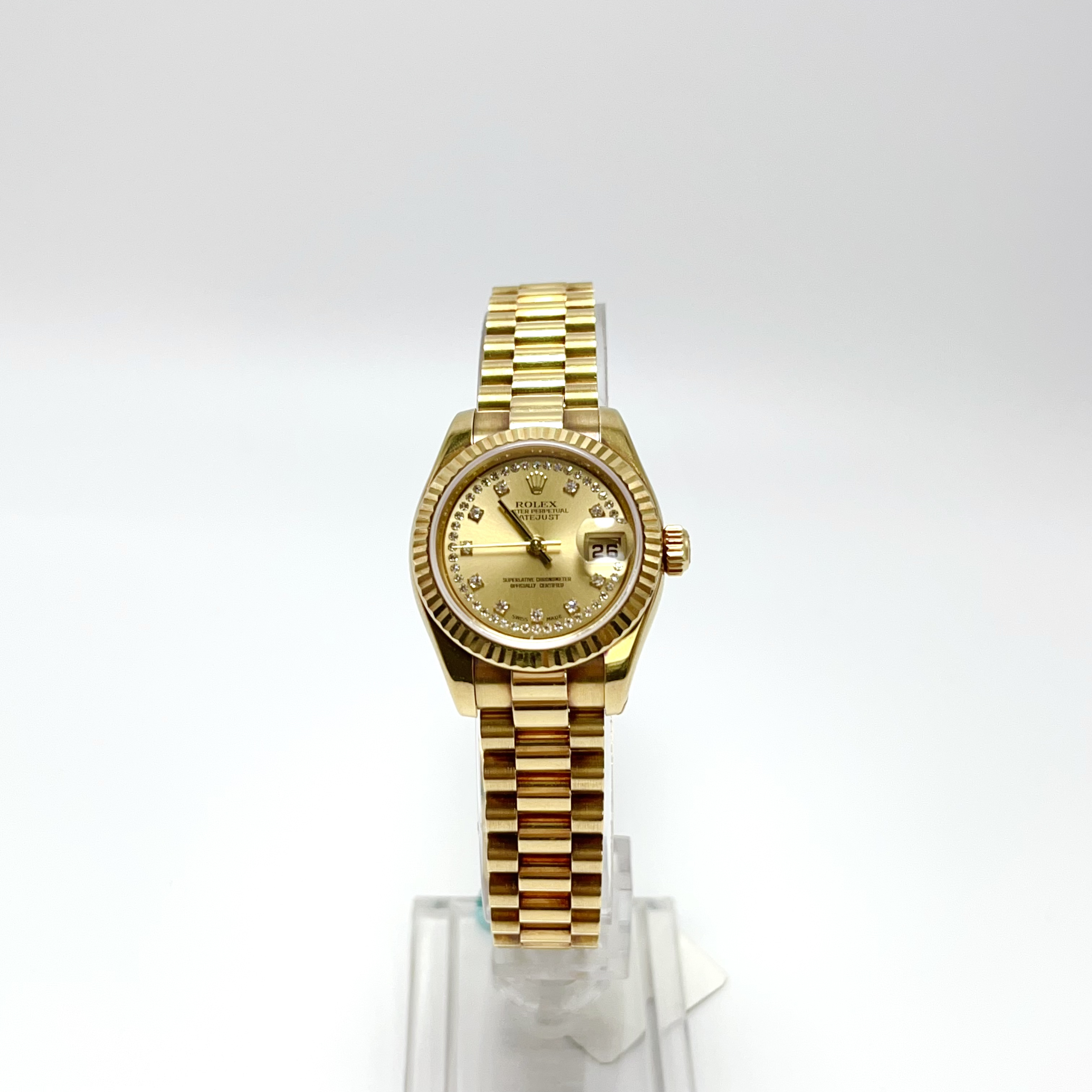 99新 Rolex/劳力士 179178/原盘原钻/26mm/自动机械/女表