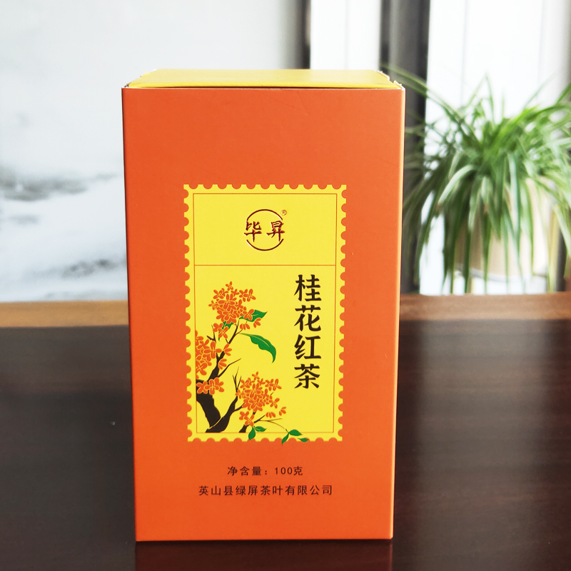 （楚茶）毕昇桂花红茶（窨制）一级中小叶2024年新茶100g盒装