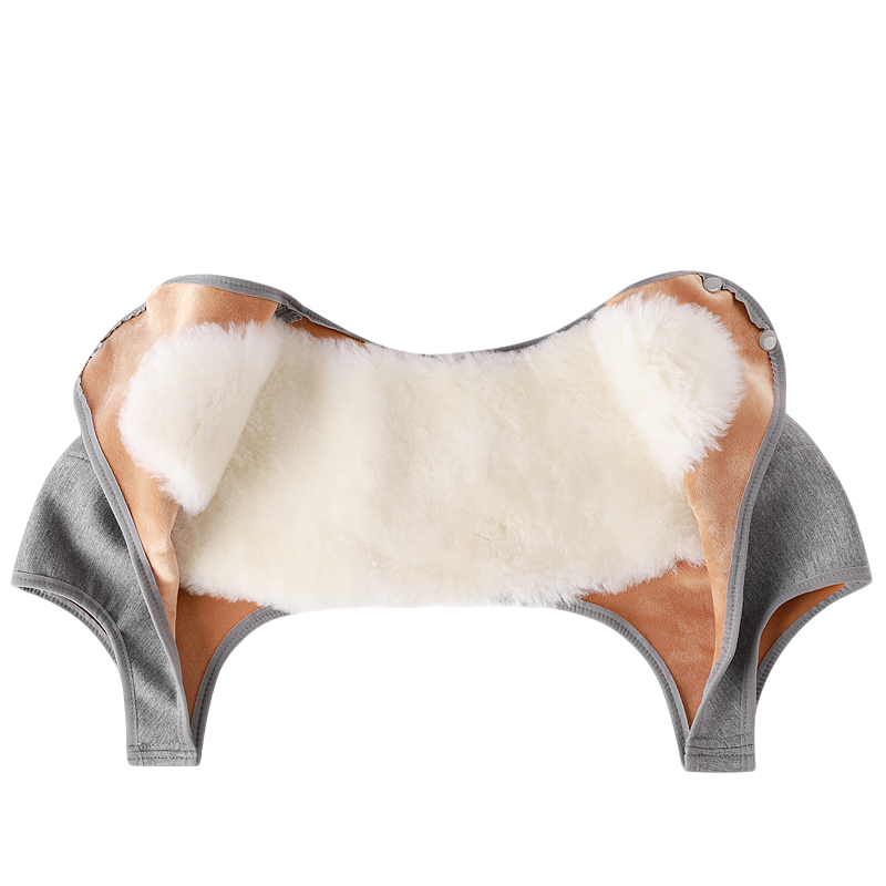 羊毛皮毛护肩保暖肩周男女中老年肩膀防寒颈椎坎肩月子睡觉秋冬季