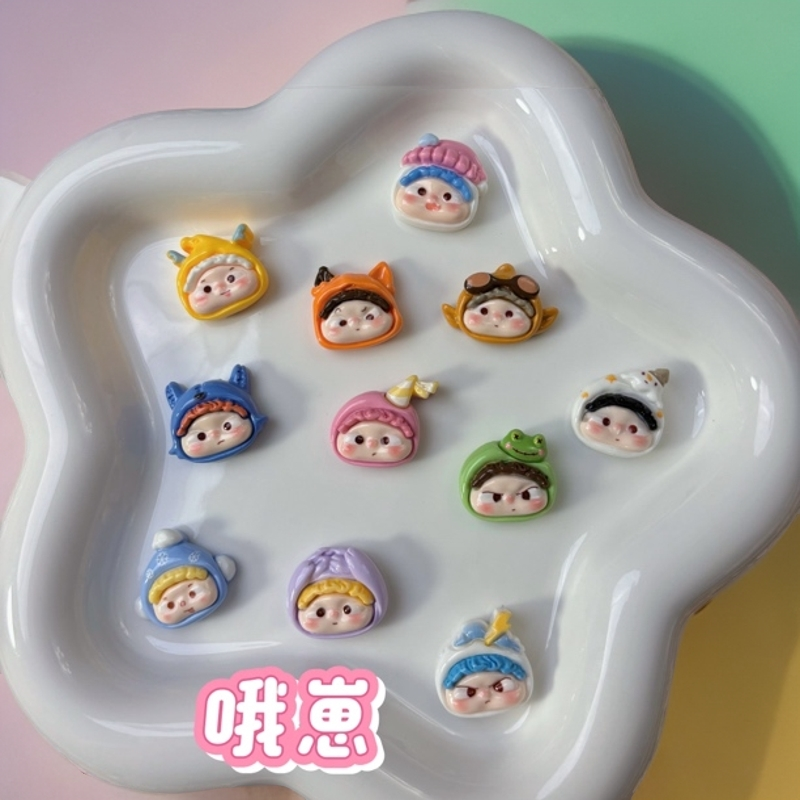 哦崽树脂diy配件卡通饰品