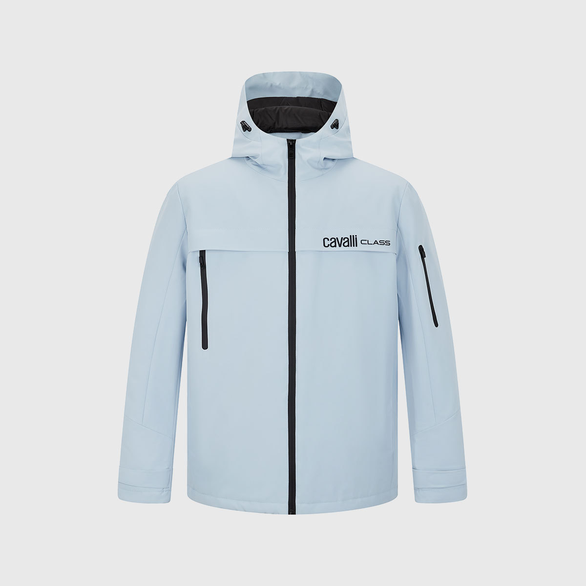 Cavalli Class冬季新款男士羽绒服保暖户外连帽休闲男款CFC151