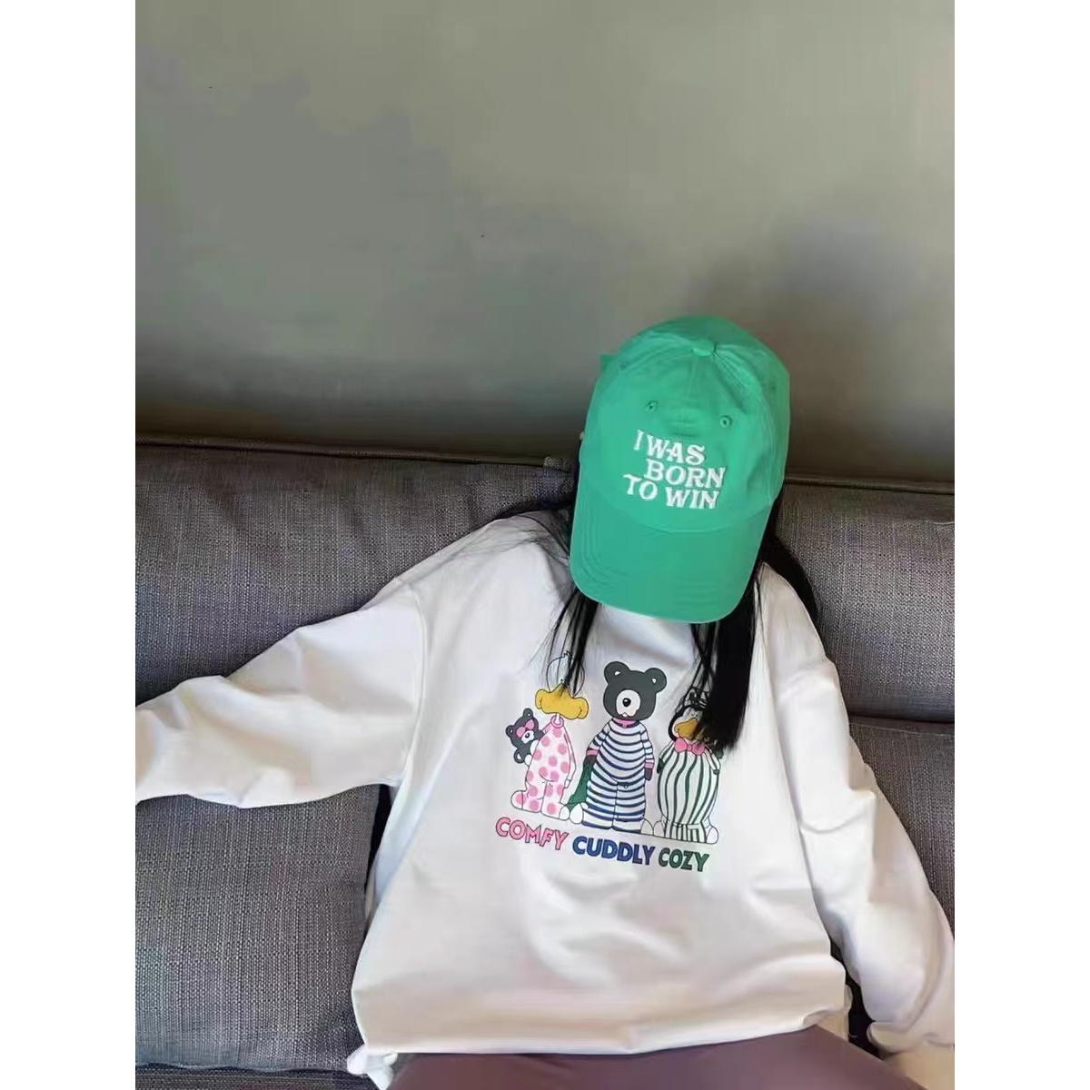 【清仓】 韩版彩色小熊小鸭子秋季打底衫 A503 503  XH Z1