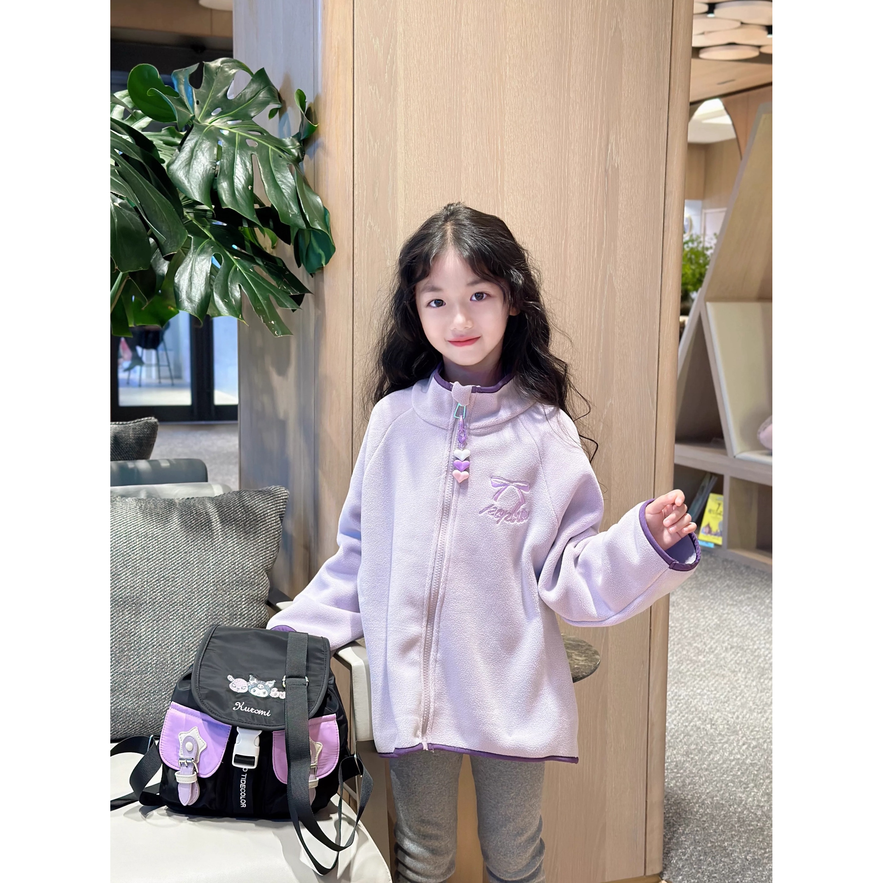 韩版网红款双面绒爱心吊坠外套 A733 733 XN