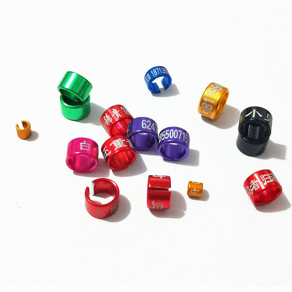 私人定制金属开口闭口鸟环