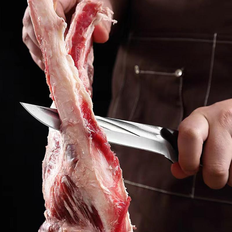 刃三/锋利切片锋利水果刀屠宰长款切肉专用剔骨分割