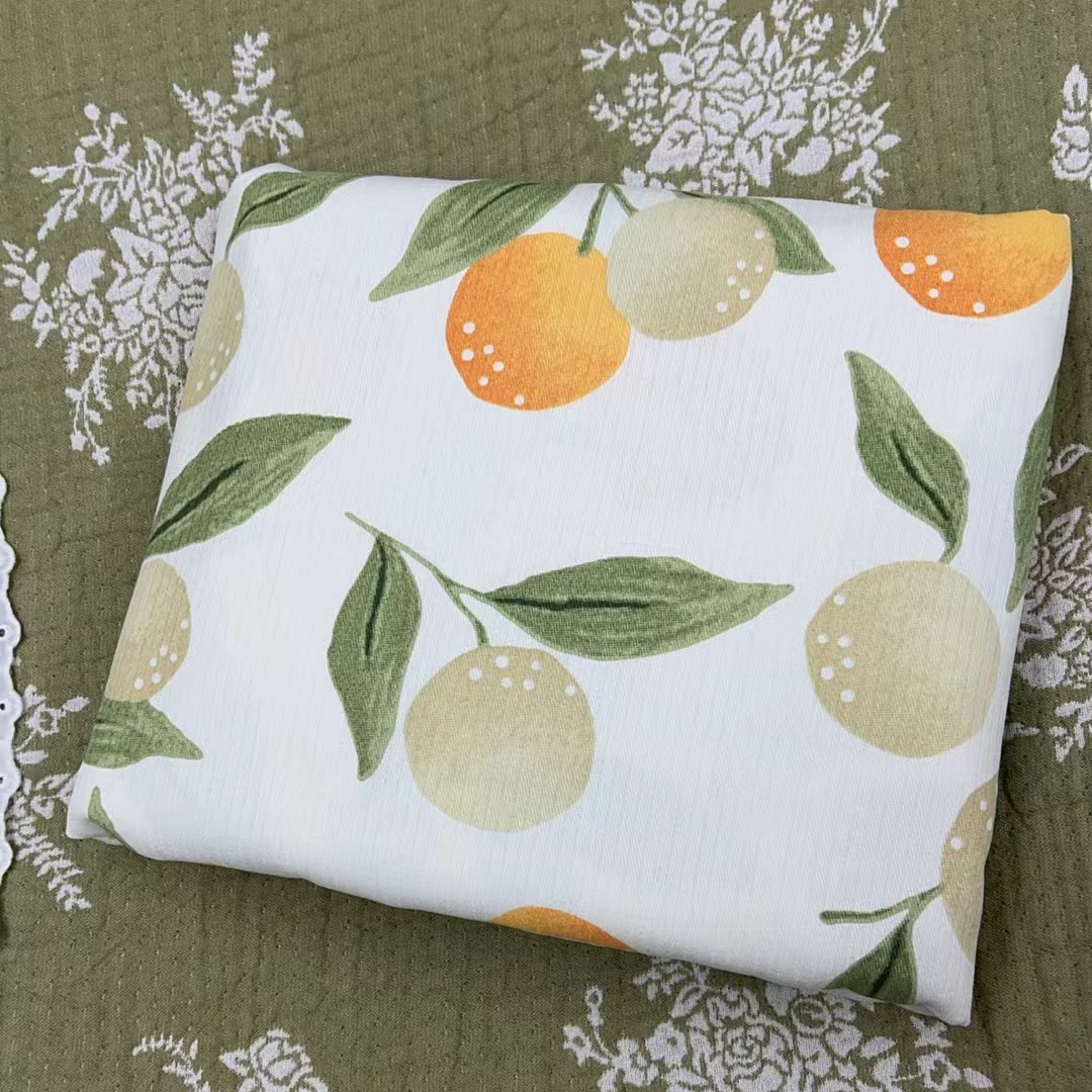 【京かわ会社】竹小棉纯棉加厚床单220*240cm 梨果园白