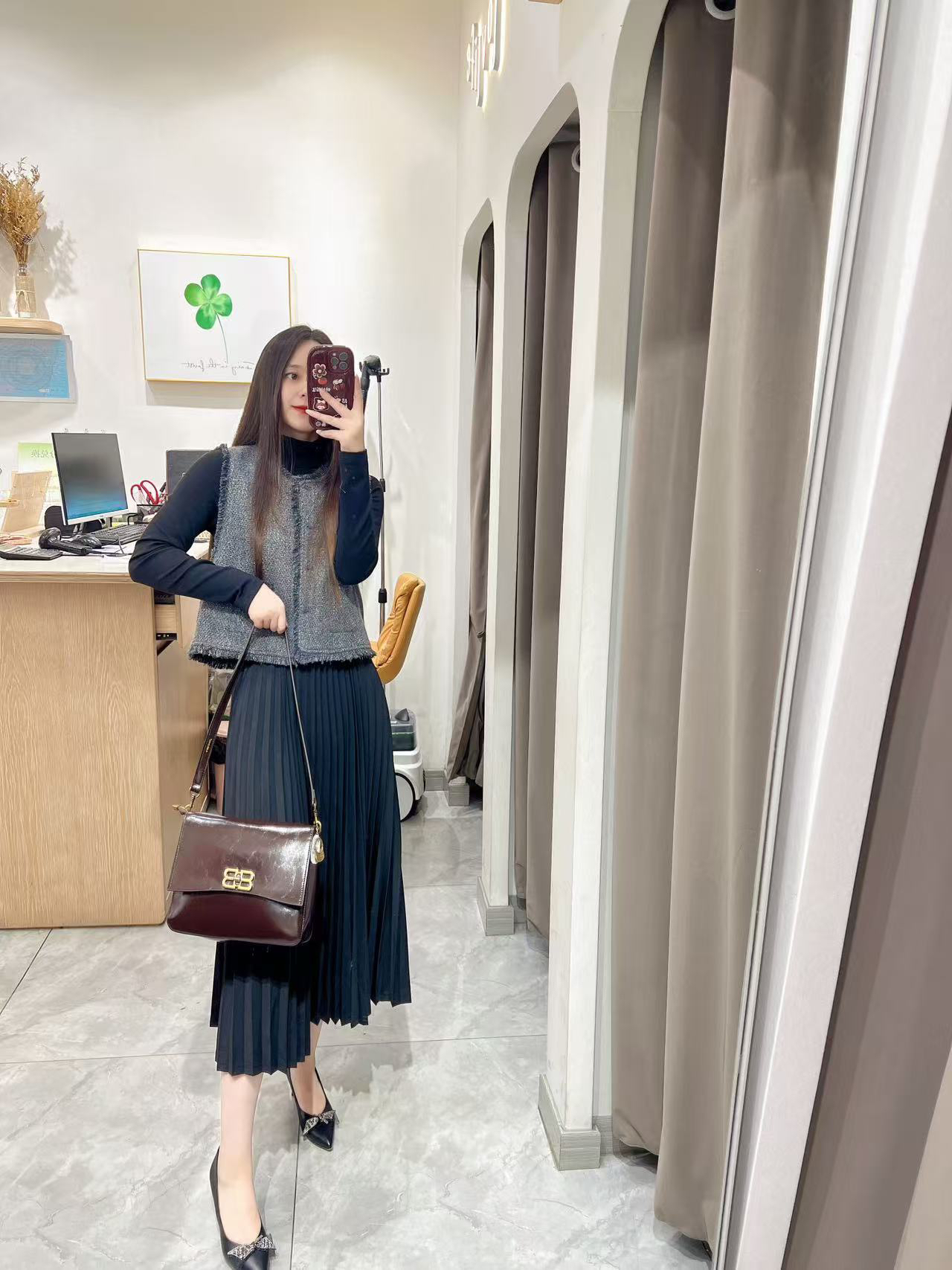 PD小香风两件套连衣裙p4B340078G00 899