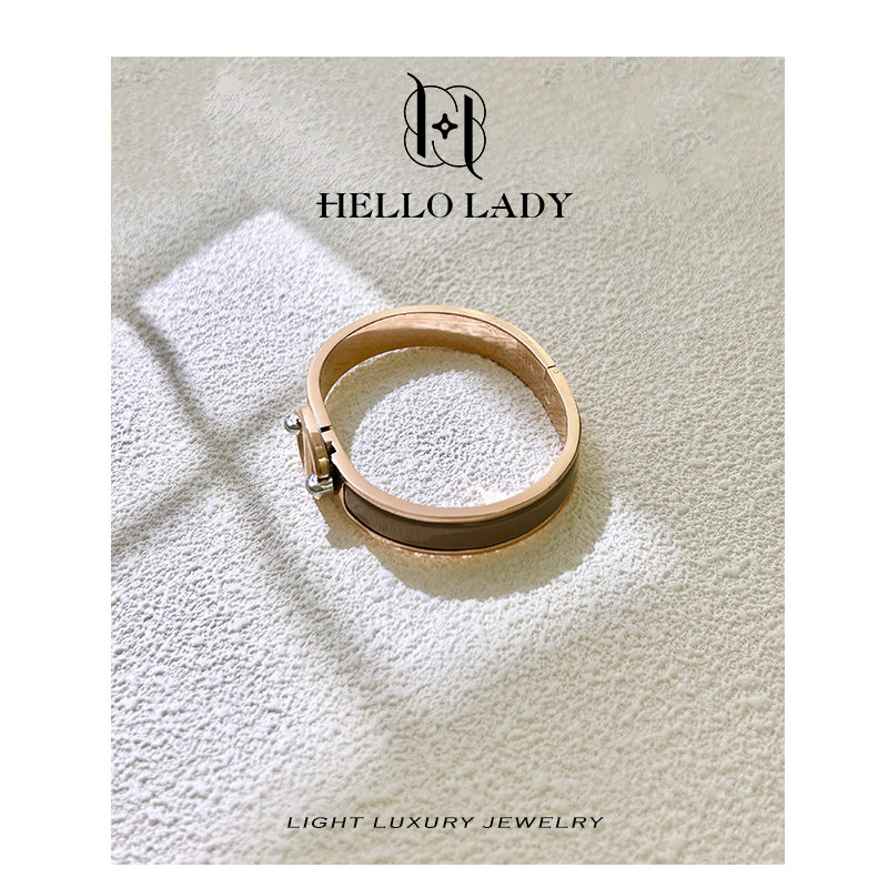 合金手镯 【V金版本】精工CNC 猪鼻轻奢时尚百搭小众简约1140