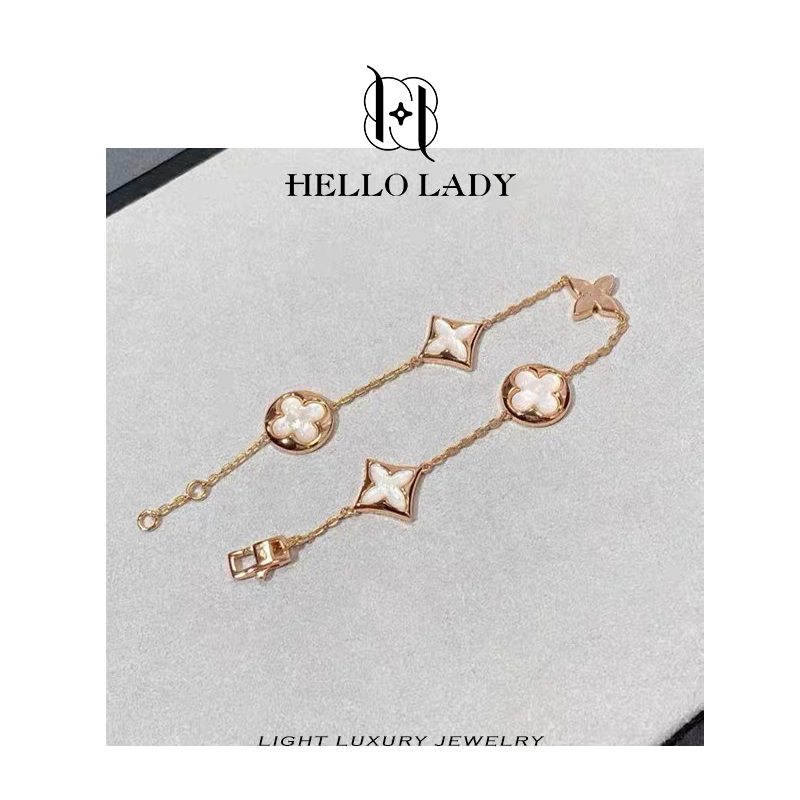 合金手链 【V金版本】精工CNC 五花手链1253