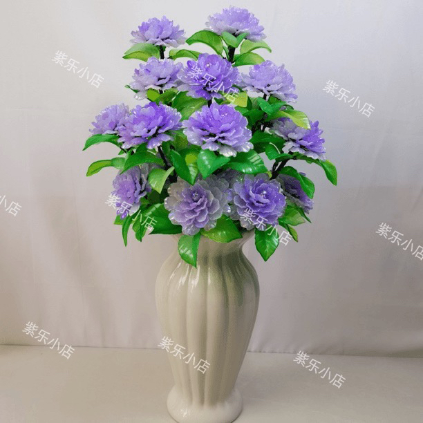 中桌马贝渐变香玉牡丹手工DIY材料包