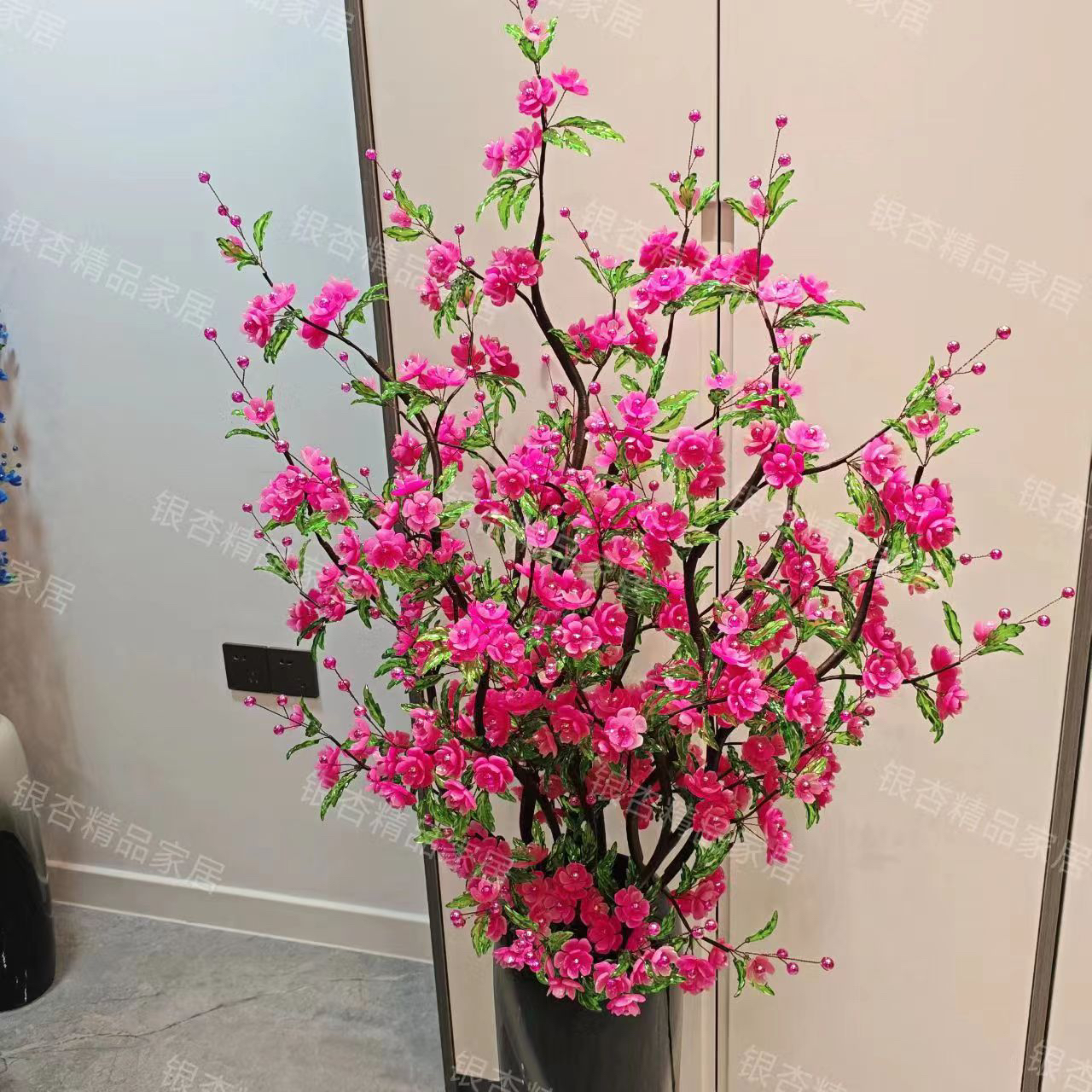 落地仿玉鸿运牡丹手工DIY材料包（12支）【银杏精品推荐】