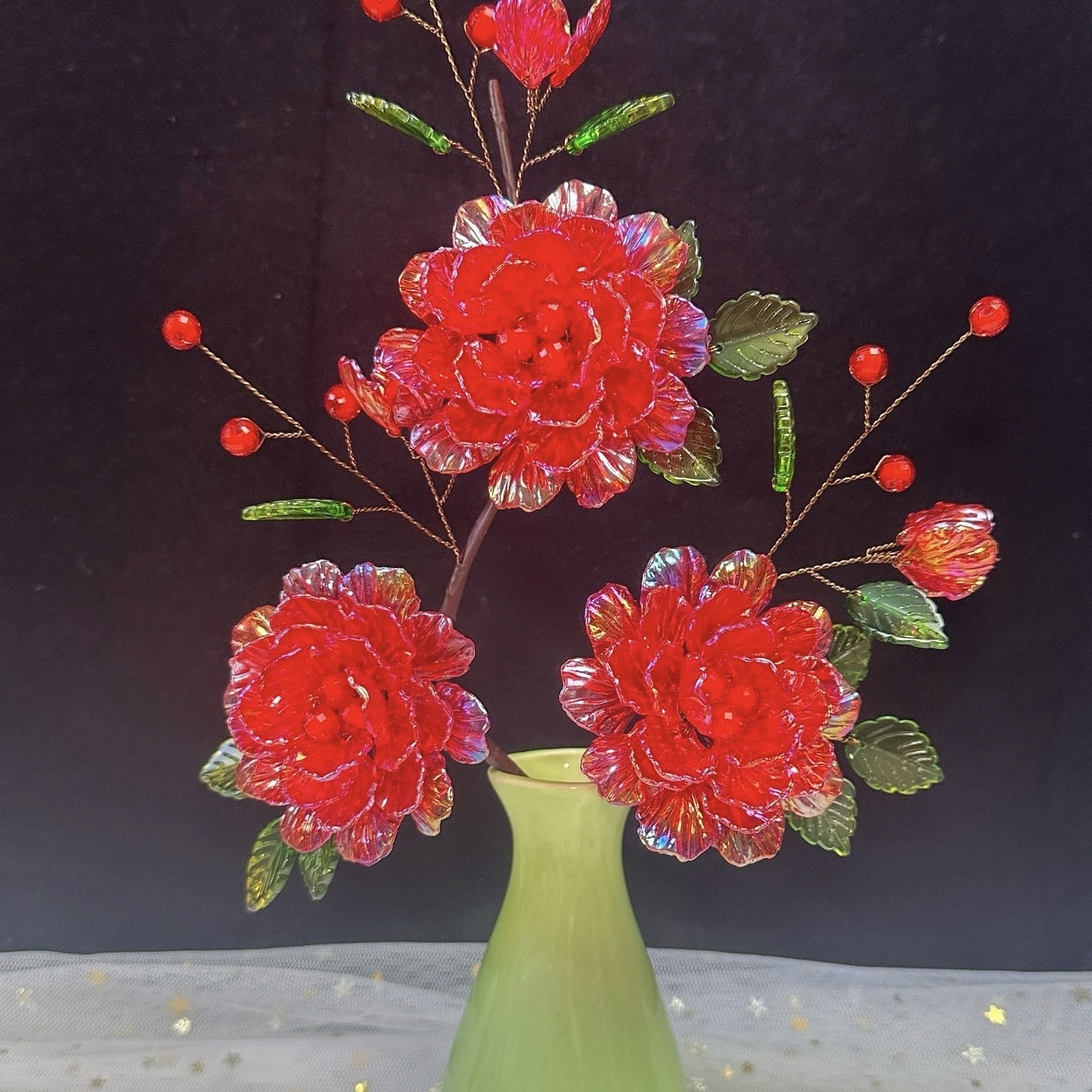 炫彩迷你牡丹花成品不退换（小雪专属）