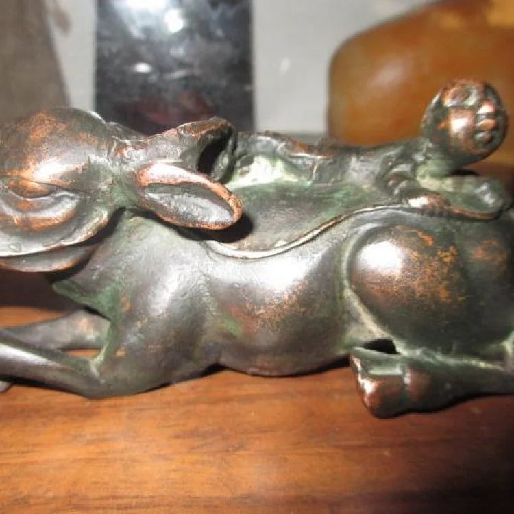 民国笔架 镇纸12x3.5x5cm