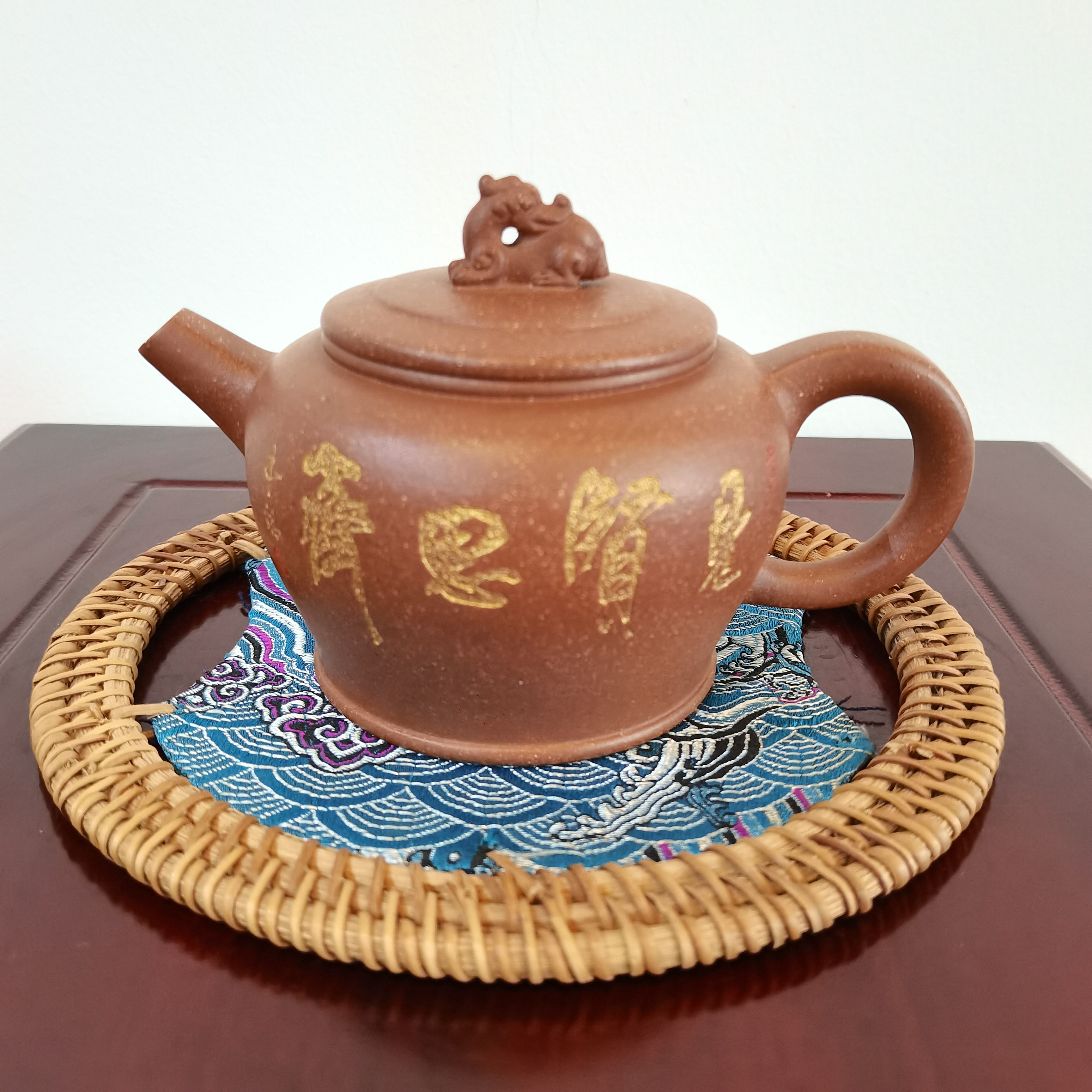 丁山原矿降坡泥料  辰旭壶 纯手工制作200毫升