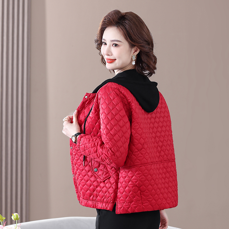 短款棉衣女冬季新款连帽小棉袄宽松大码轻薄小个子棉服外套女上衣