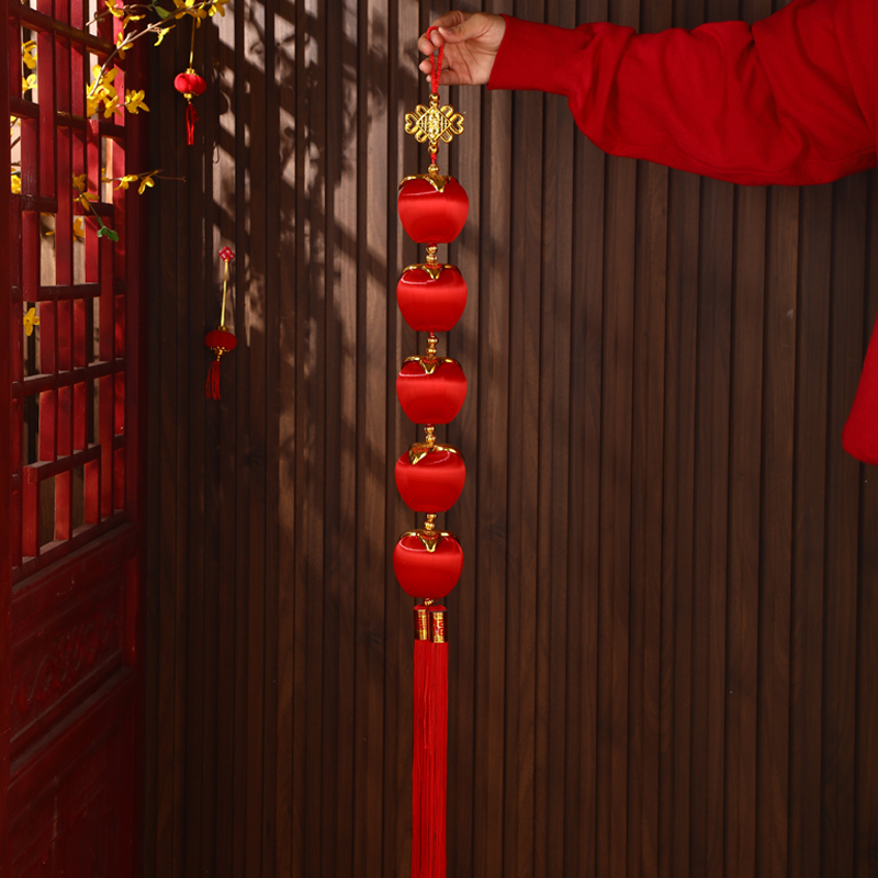 新年新款小红灯笼挂饰过灯笼串室内装饰挂件乔迁之喜新居入宅布置