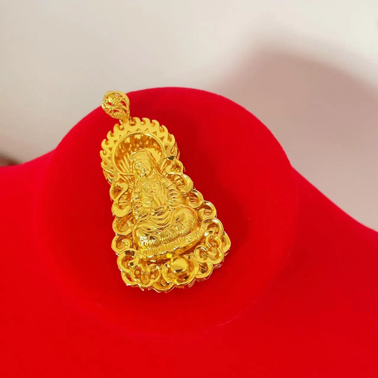 合金吊坠 观音吊坠  时尚  百搭   潮流   精美   气质   手工款