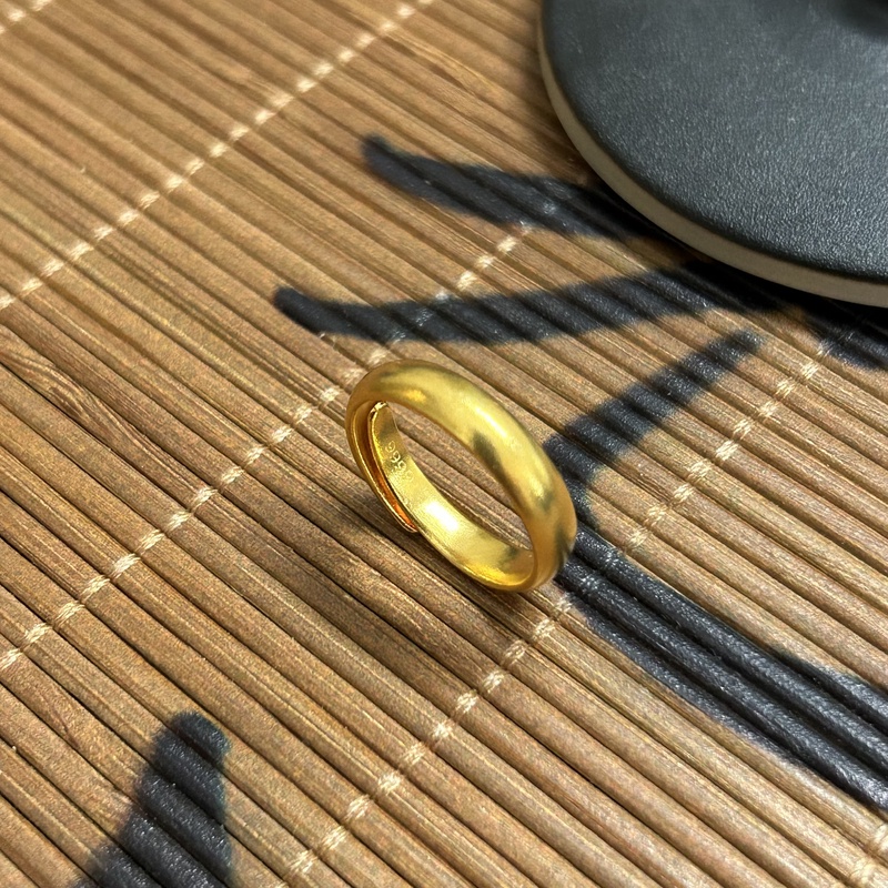 足银戒指 简约泥鳅背时尚开口款式手工轻奢百搭国风新中式戒指