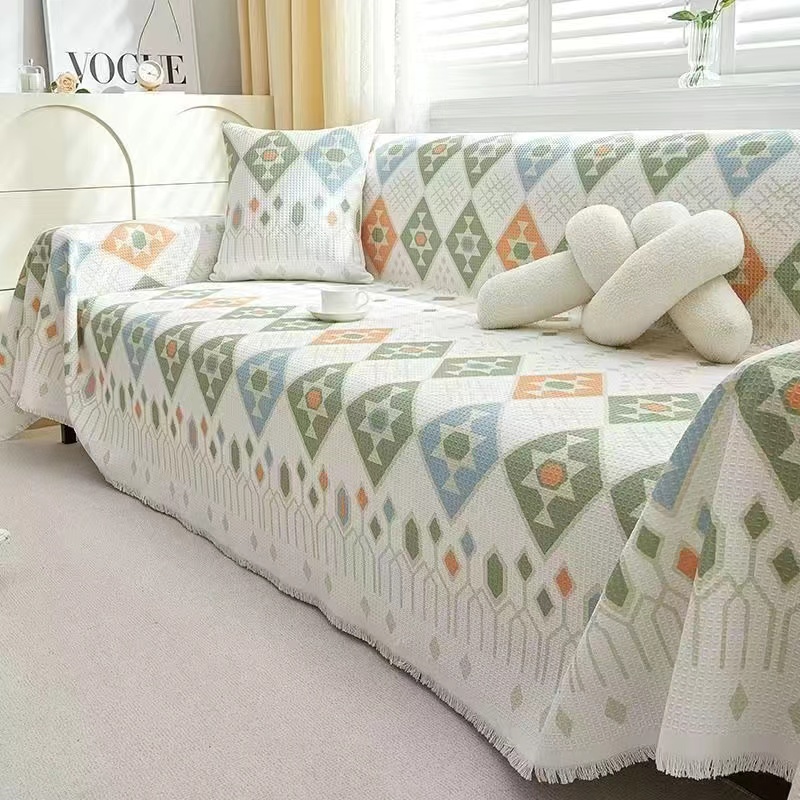 北欧沙发巾盖布沙发套罩全包全盖四季通用沙发垫夏季毯子防滑盖毯