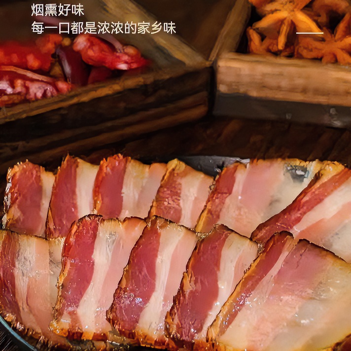 腊五花肉重庆巫溪农家特产正宗烟熏腊肉