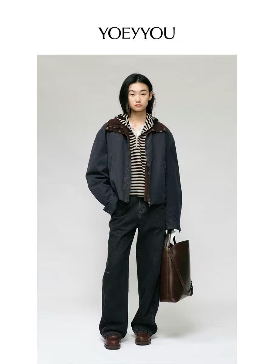 YOEYYOU 独立设计师品牌 24冬立领短款外套