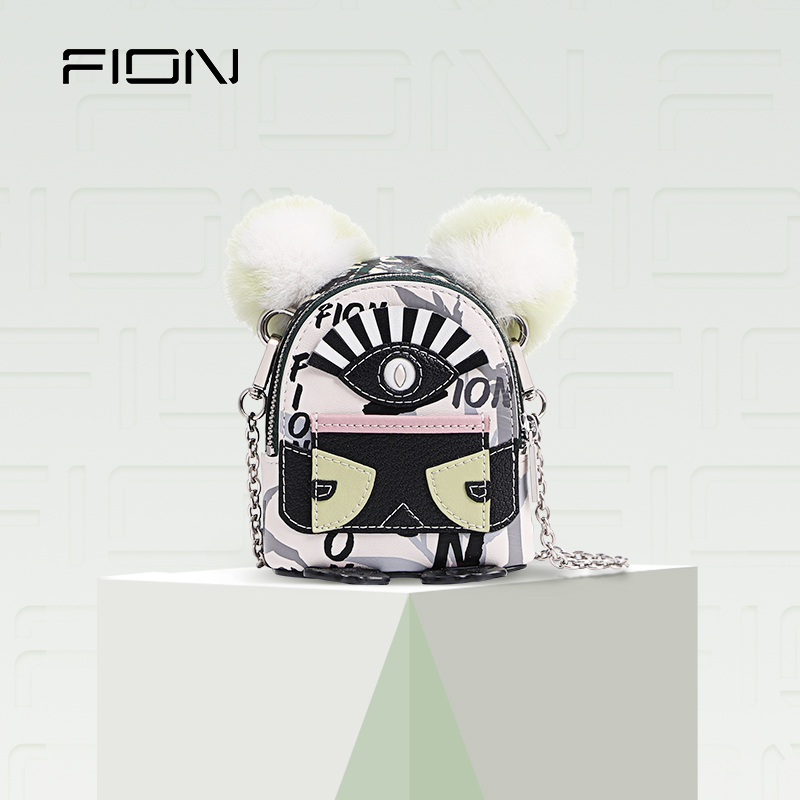 CQ菲安妮小怪兽系列个性撞色女式女士小包单肩包斜挎包FAAFIPK057