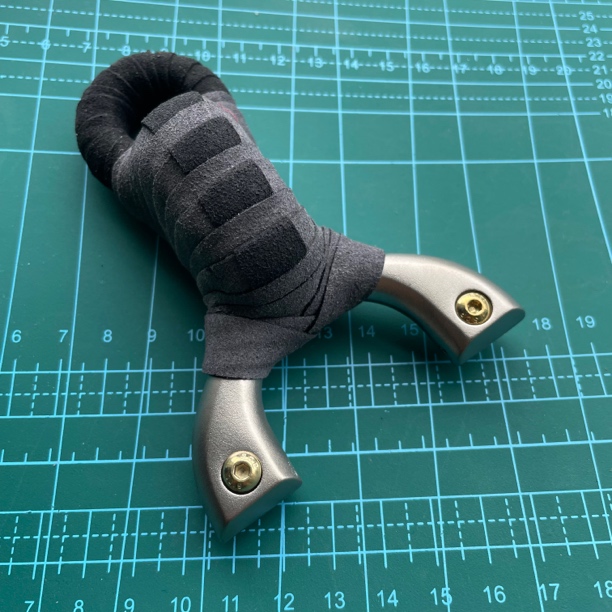 大力水手掌中宝天涯弓不锈钢缠带手柄扁皮快压弓户外射击弹工弓架