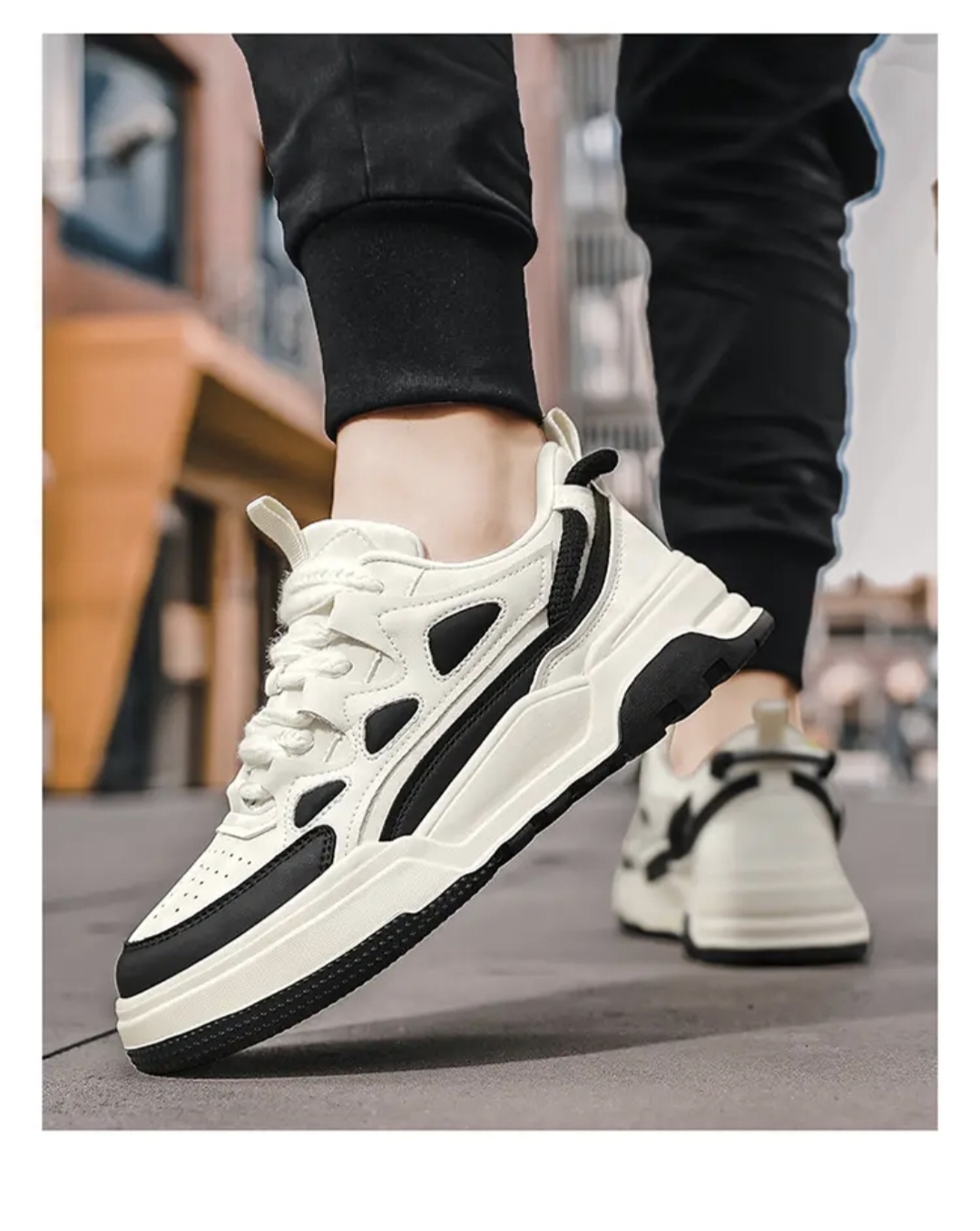 好鞋家2023新款潮鞋鞋子男士运动鞋百搭时尚厚底韩版防滑低帮潮流