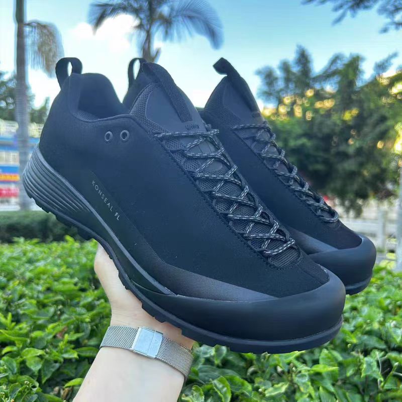 秋冬新款 FL防水 高丝 光牛反绒皮户外野营徒步鞋/24-HW008