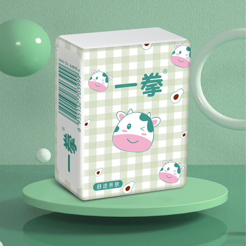 一拳手帕纸携带小巧便捷原生木浆餐巾纸亲肤柔软擦手纸无味