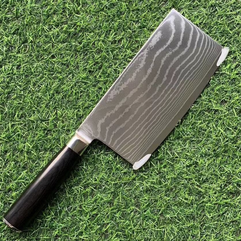 卓立瀚光大马士革流水纹切片刀/玫瑰花纹切片刀
