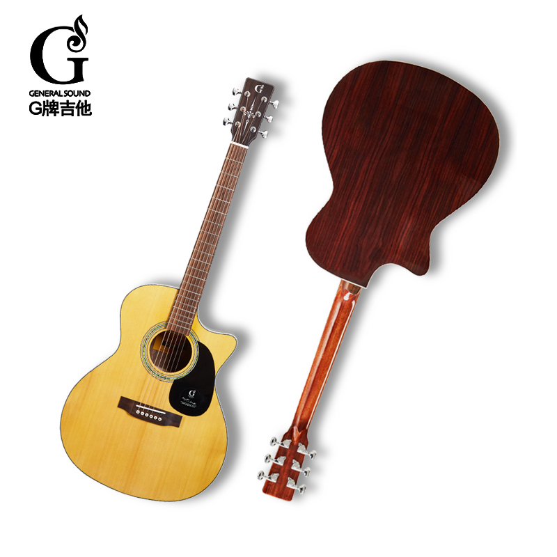 GENERAL SOUND/G牌吉他GA301C  41寸入门学生初学面单民谣吉他
