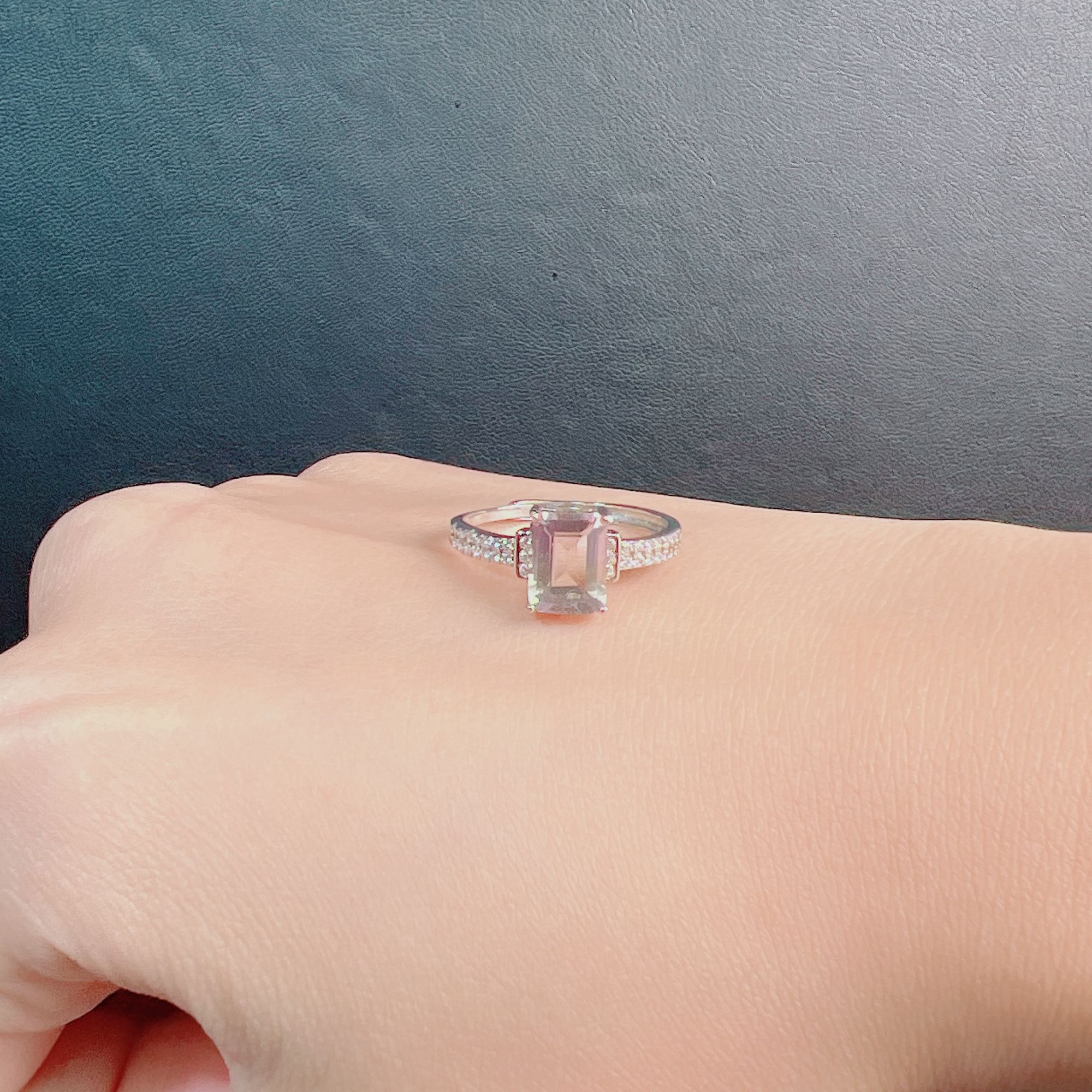 天然紫黄晶戒指【智慧】【财财】【平衡】开口可调节925戒托