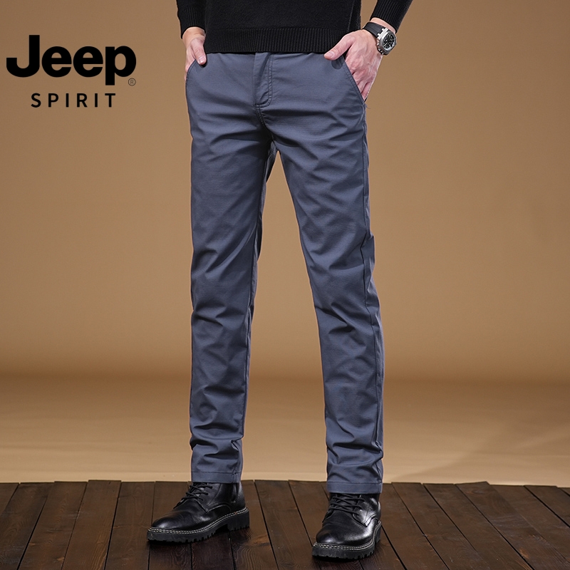 JEEPSPIRIT高端男士秋冬新款-户外三防中高腰宽松休闲裤315