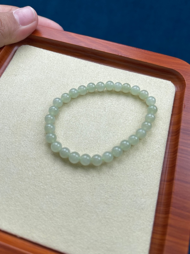 S0100和田玉0手串6mm