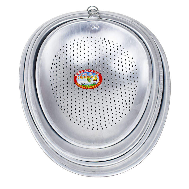 不锈钢筲箕铝簸箕厨房家用洗菜篮沥水筐网篮滤水篮洗淘米筛盆漏盆