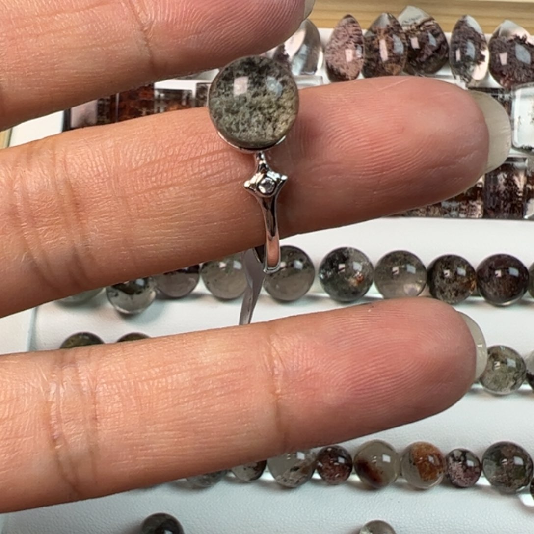 水晶手链银S800镀金镶嵌鸭****部