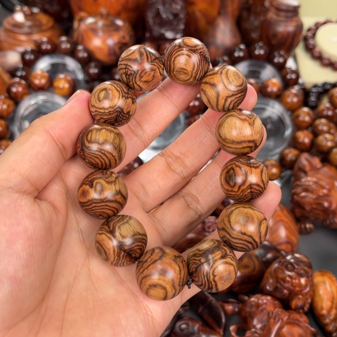 【闪购商品】黄花梨/降香黄檀手串/手链纵**海瑕疵品