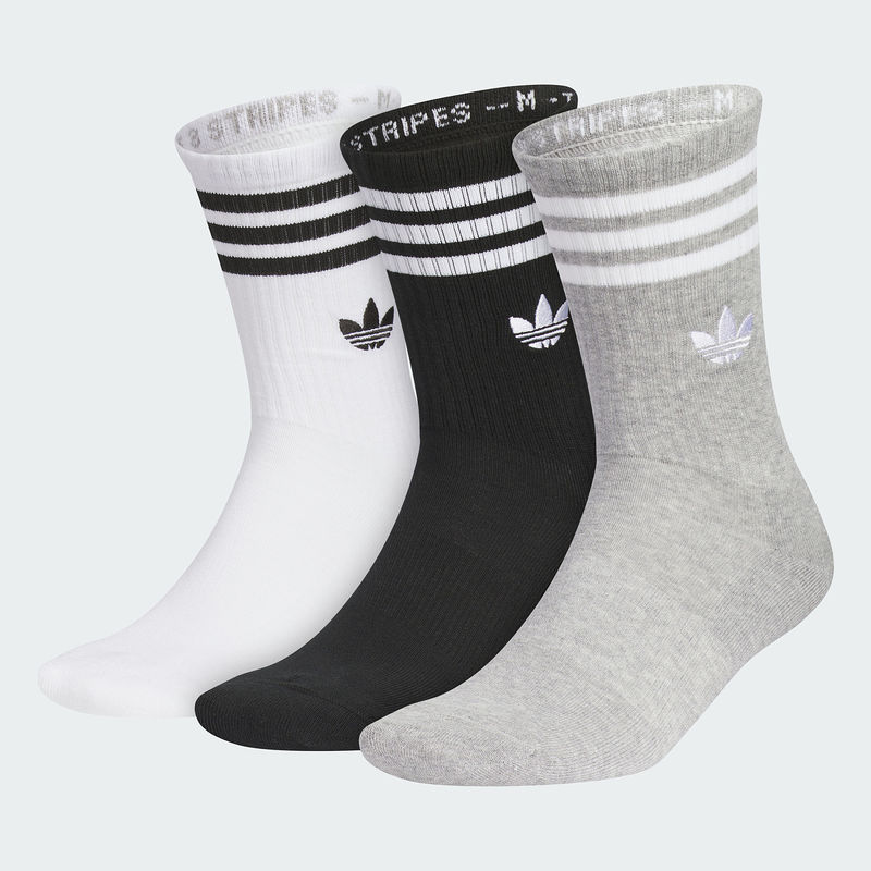 阿迪达斯 （adidas）CUSHIONED CREW SOCKS舒适中筒袜子JP1277