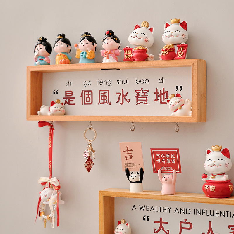 入户门装饰钥匙挂架进门免打孔玄关钥匙收纳壁挂式墙上置物架C353