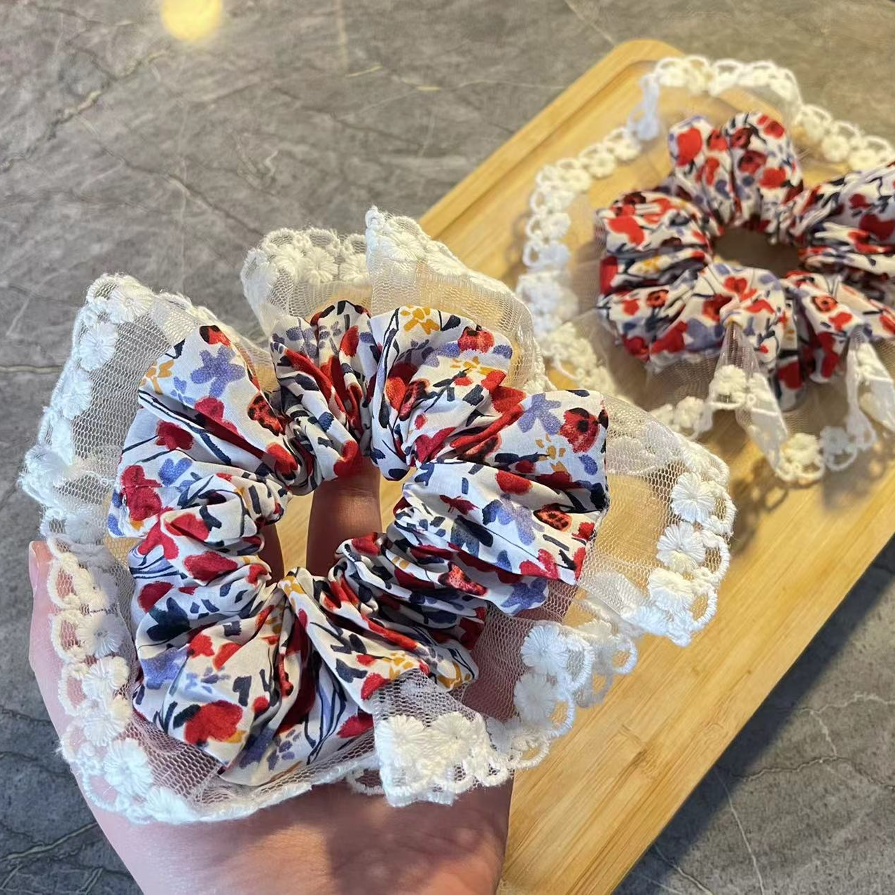 春秋款甜美大肠发圈