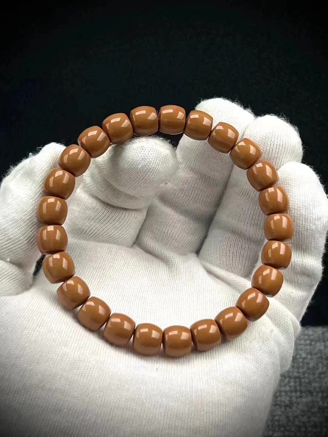 【嵘域】精品直切 抛光 短轴 手工 猴头核桃手串 10+mm