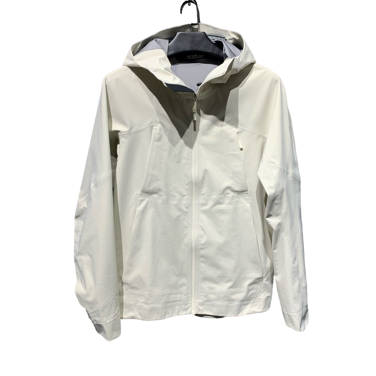 99新/始祖鸟硬壳冲锋衣 沙滩白Gore-Tex/M码/瑕疵如图/Y10515990