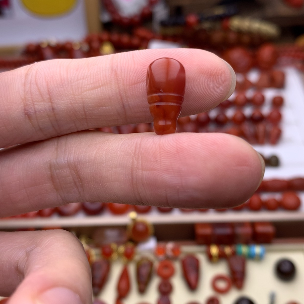 【闪购商品】南红玛瑙三通未镶嵌C****s